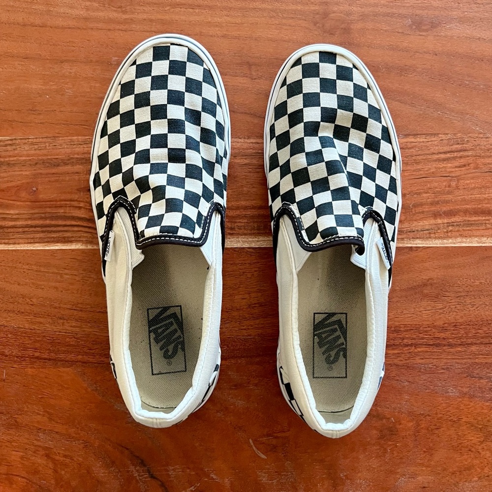 Vans Classic Slip-On Checkerboard Shoe